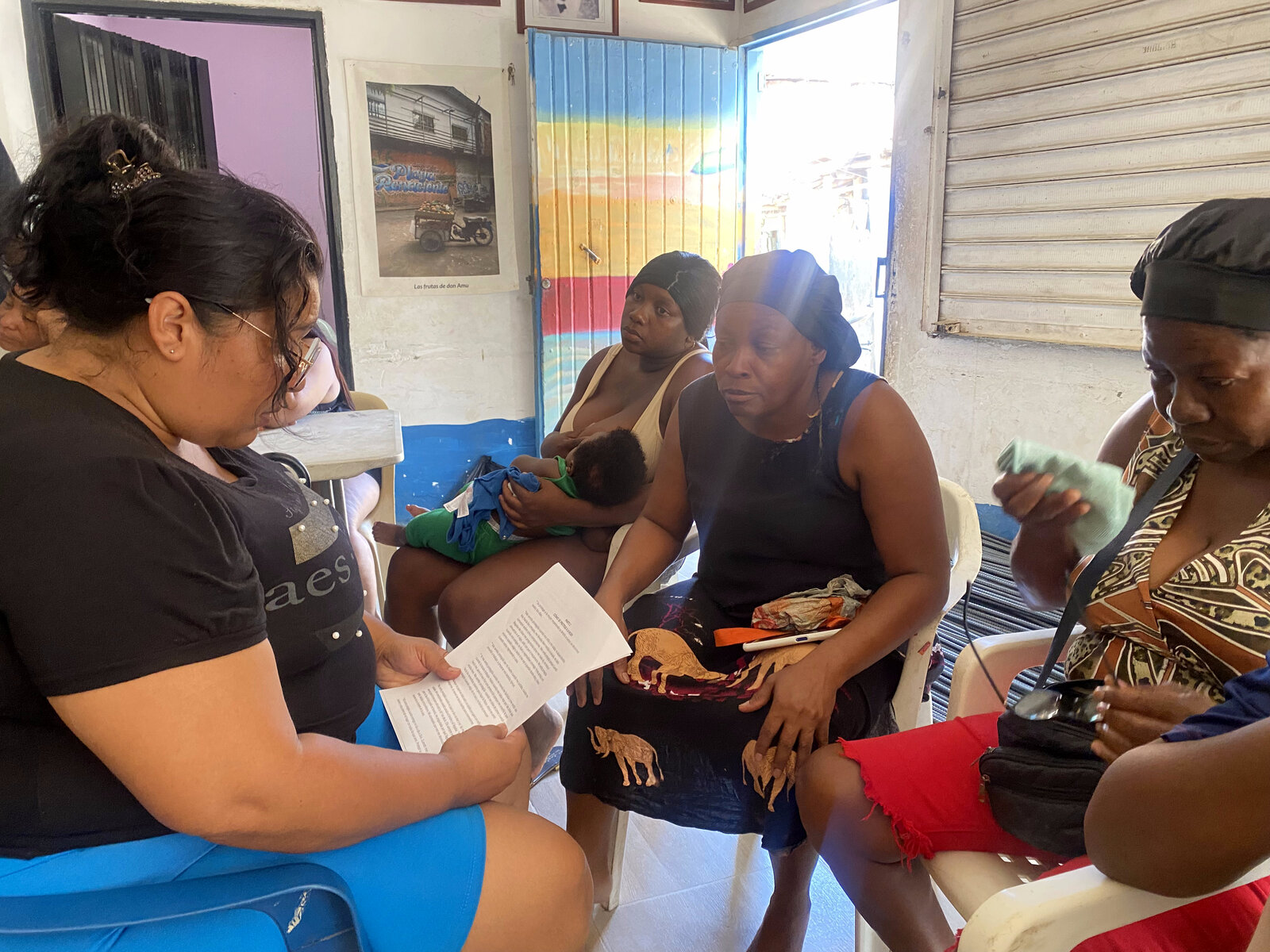 Lectura del guión en parejas